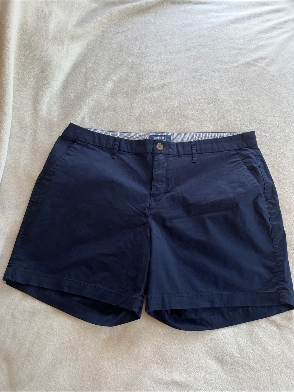 Old Navy Navy Women's Chino Bermuda Shorts
